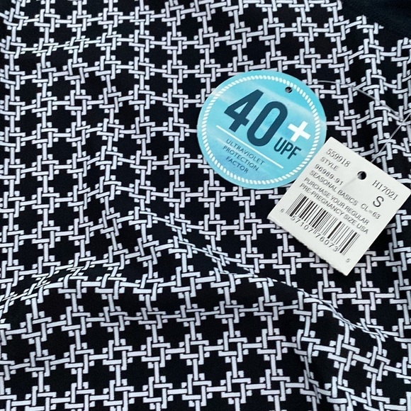 Motherhood Maternity Rash Guard/ Sun Protection Shirt, Size S, NWT - Picture 2 of 5